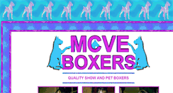 Desktop Screenshot of mcveboxers.com